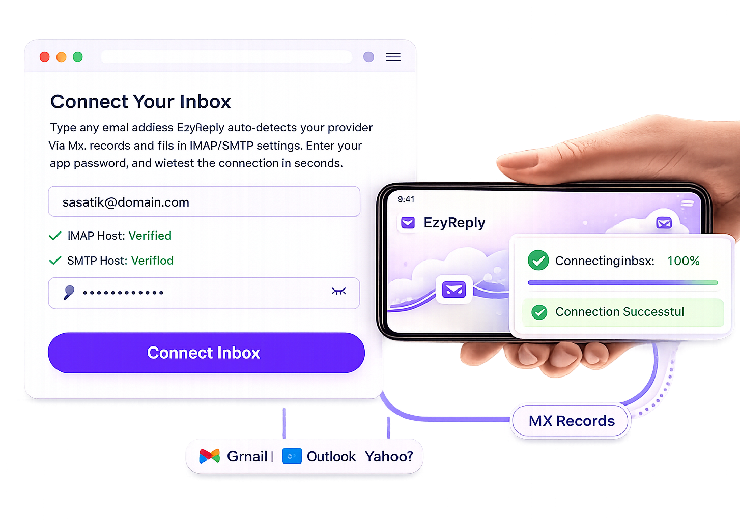 Connect inbox step